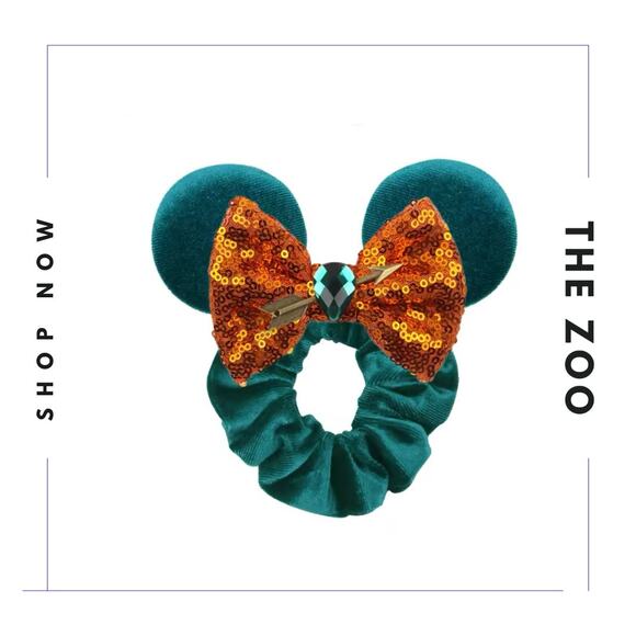 Scrunchie with Mouse Ears Merida - Picture 1 of 1